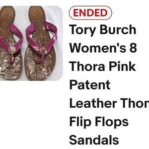 Tory Burch Fuchsia Thora Sandals